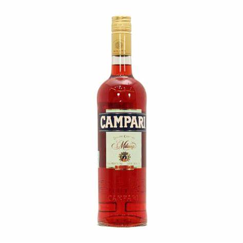 Licor Campari Bitter Italiana de 750 ml.