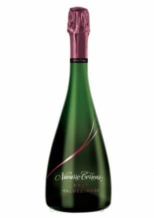Vino Espumante Navarro Correas brut malbec rose de 750 ml.