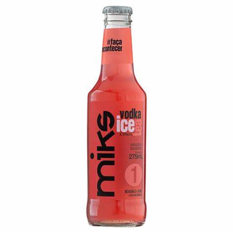 Vodka Miks ice frutilla/kiwi &amp; te rojo de 275 ml.