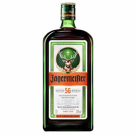 Licor Jagermeister de 1.000 ml.