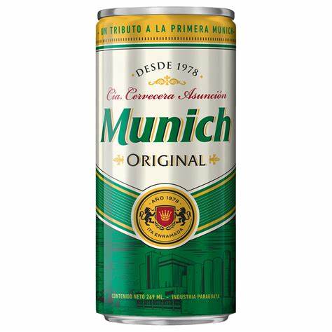 Cerveza Munich Original Lata de 269 ml.