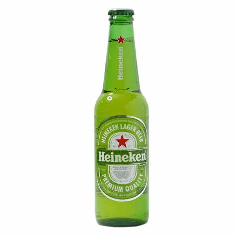 Cerveza Heineken Holanda botellita de 330 ml.
