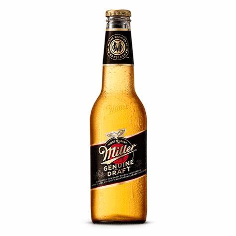 Cerveza Miller Genuine Draft Botella de 600 ml.