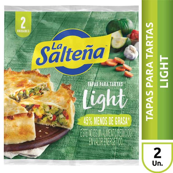 Tapa Pascualina Light La Salteña de 400 gr.