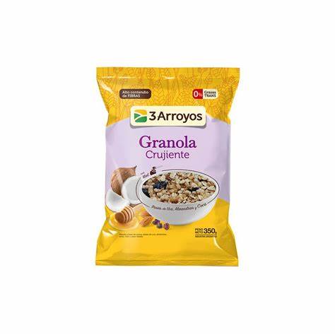 Granola Tres Arroyos Crujientes de 350 gr.
