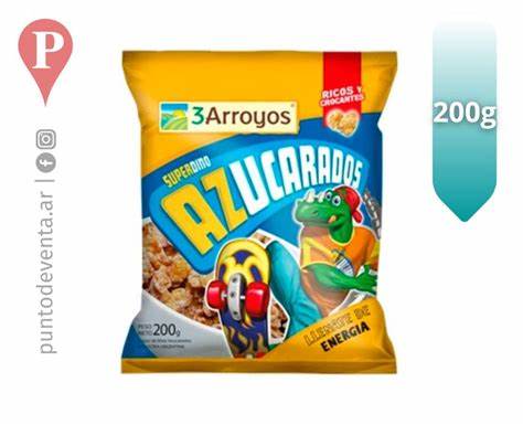 Cereales Tres Arroyos Azucaradas de 200 gr.