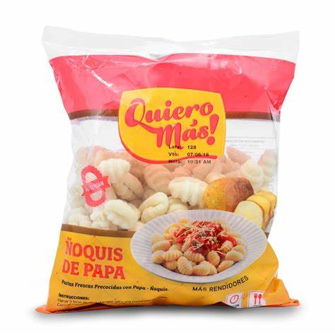 Ñoquis Quiero Mas de 1.000 gr.