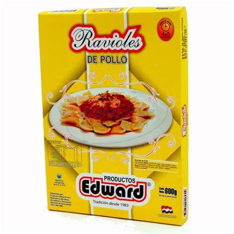 Ravioles Edward de Pollo de 500 gr.