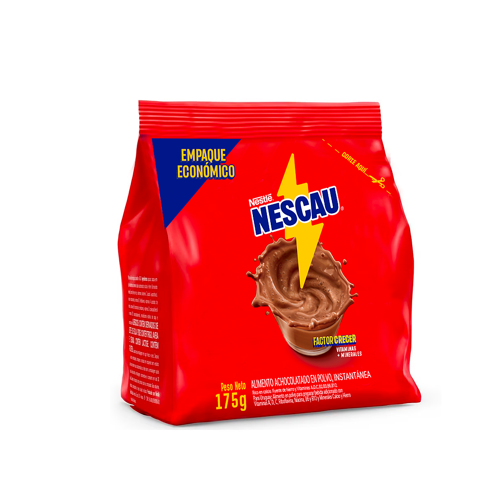 Chocolate Nestle Nescau Energia de 175 gr.