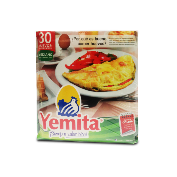 HUEVO YEMITA TIPO A (30 UNIDADES)