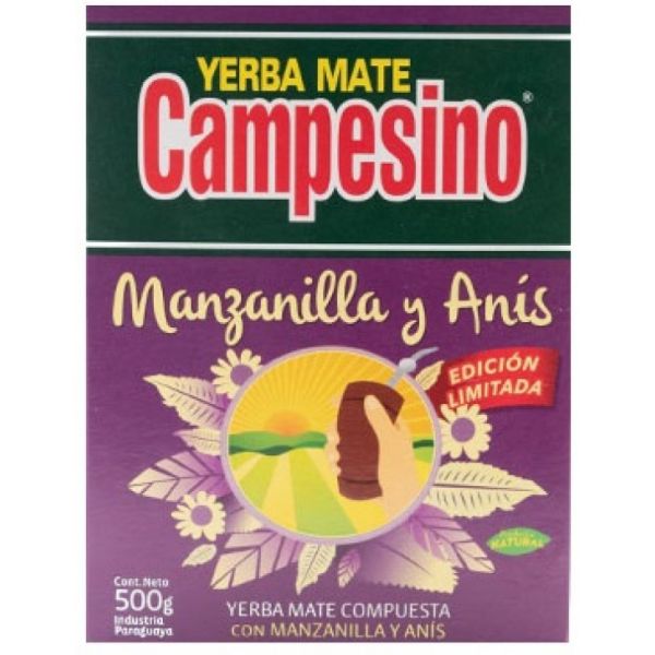 Yerba Campesino Manzanilla y Anis 250g