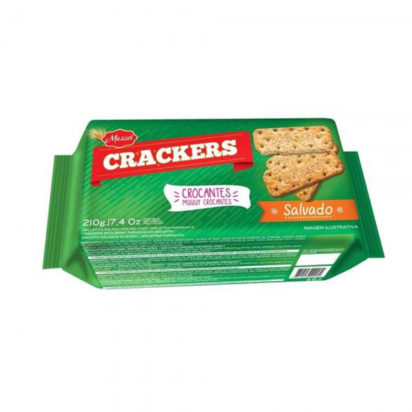 Galletita Crackers Salvado 210g