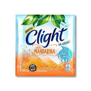 Refresco en Polvo Clight Mandarina Vit+D de 8 gr.