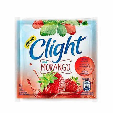 Refresco en Polvo Clight Morango 8 gr.