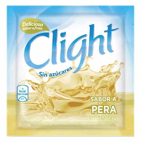 Refresco en Polvo Clight Pera Vit+D de 7 gr.