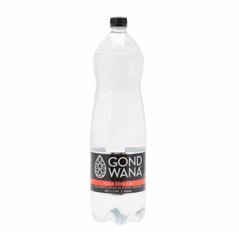 Agua Mineral Gond Wana con Gas de1.000 ml.