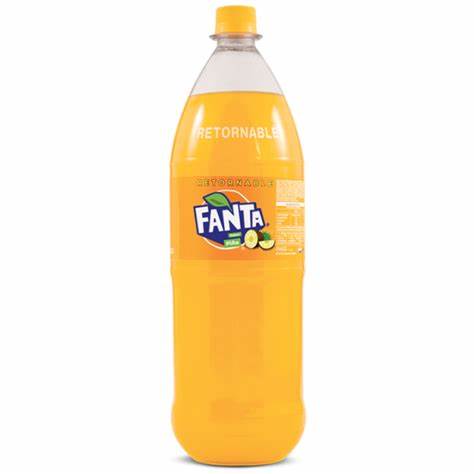Gaseosa Fanta Piña Retornable de 2.000 ml.
