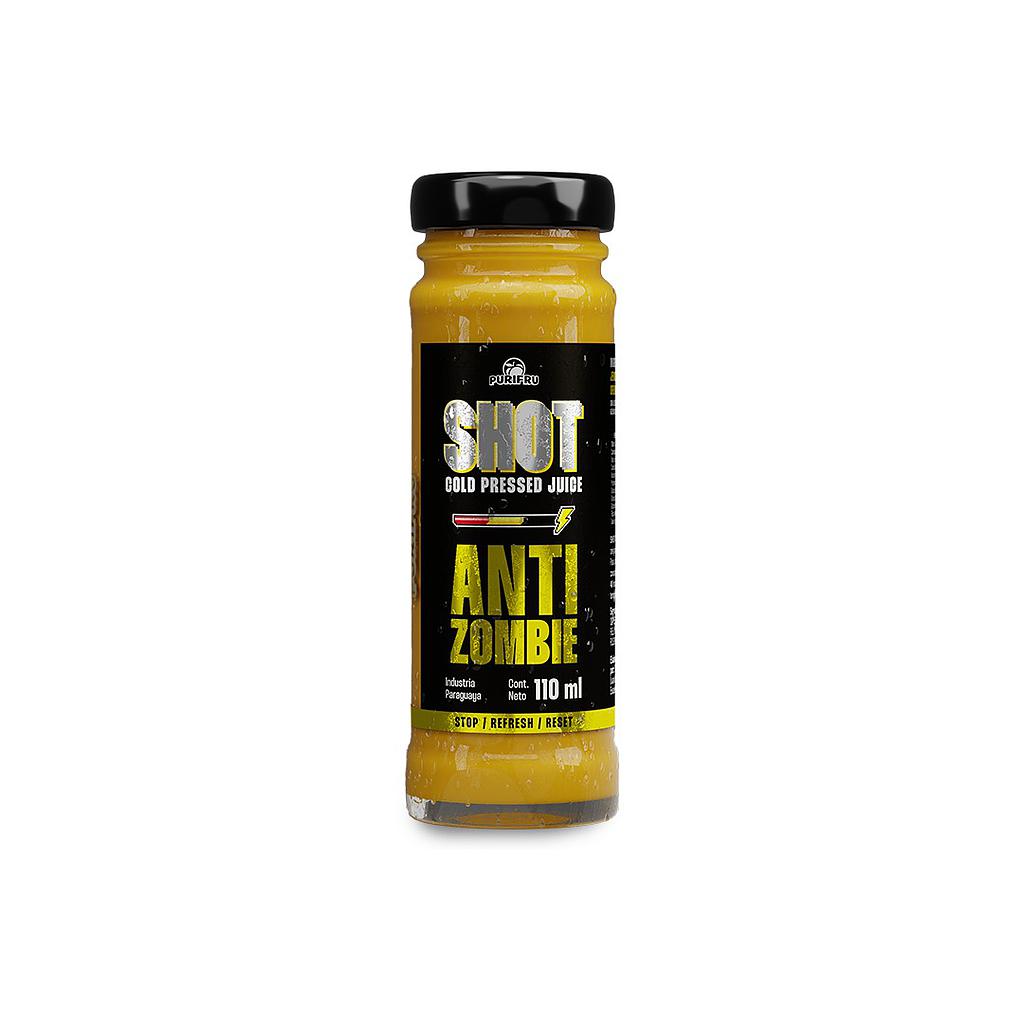 Jugo Purifru Cold Pressed Juice Shot Anti Zombie de 110 ml.