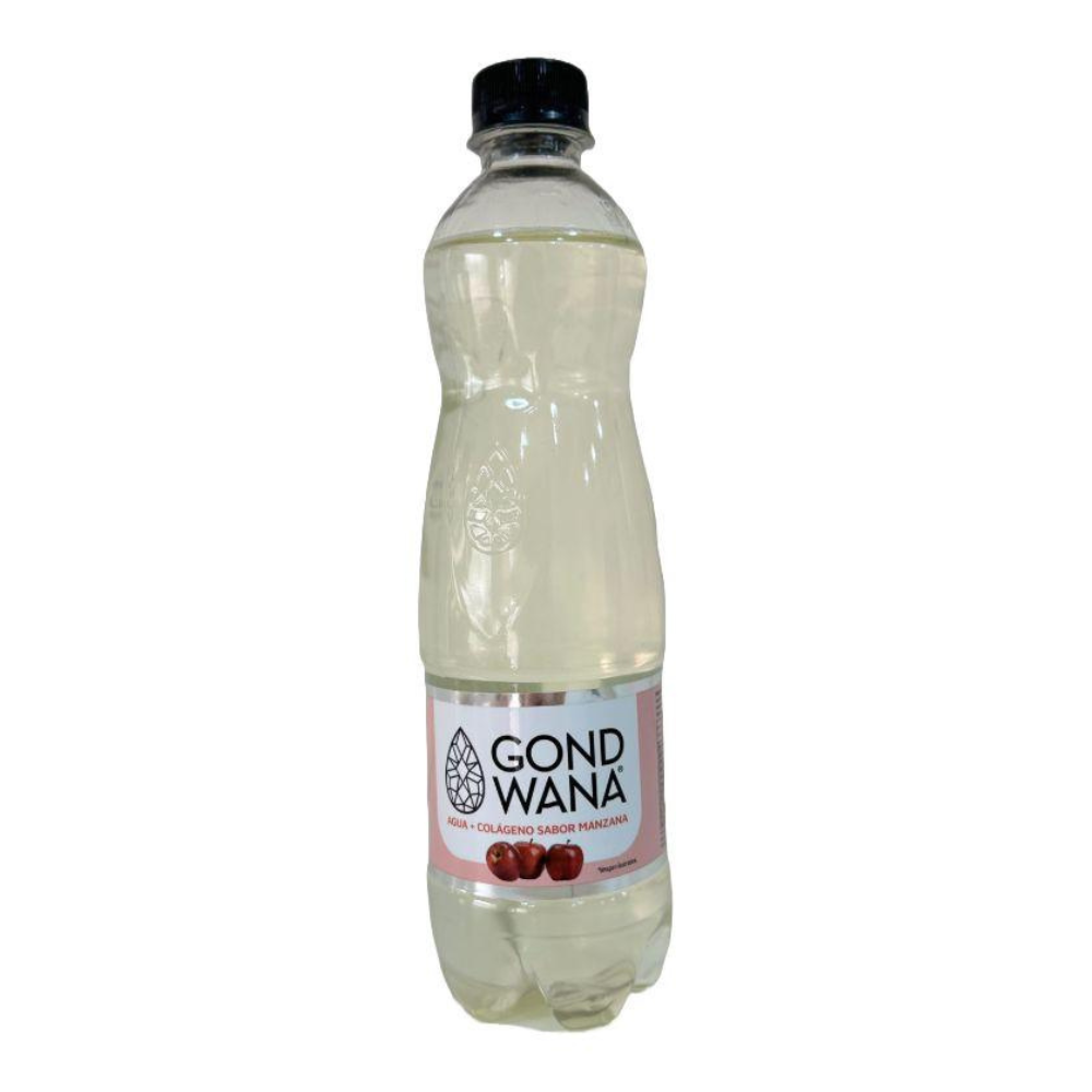 Agua Gond Wana + Colageno Sabor Manzana de 500 ml.