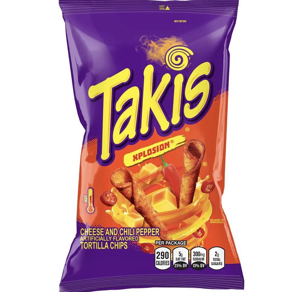 Takis Barcel Xplosion Flow Bar 1p de 200 gr.