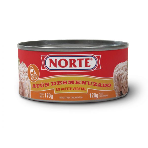ATUN NORTE DESMENUZADO EN ACEITE 170GR