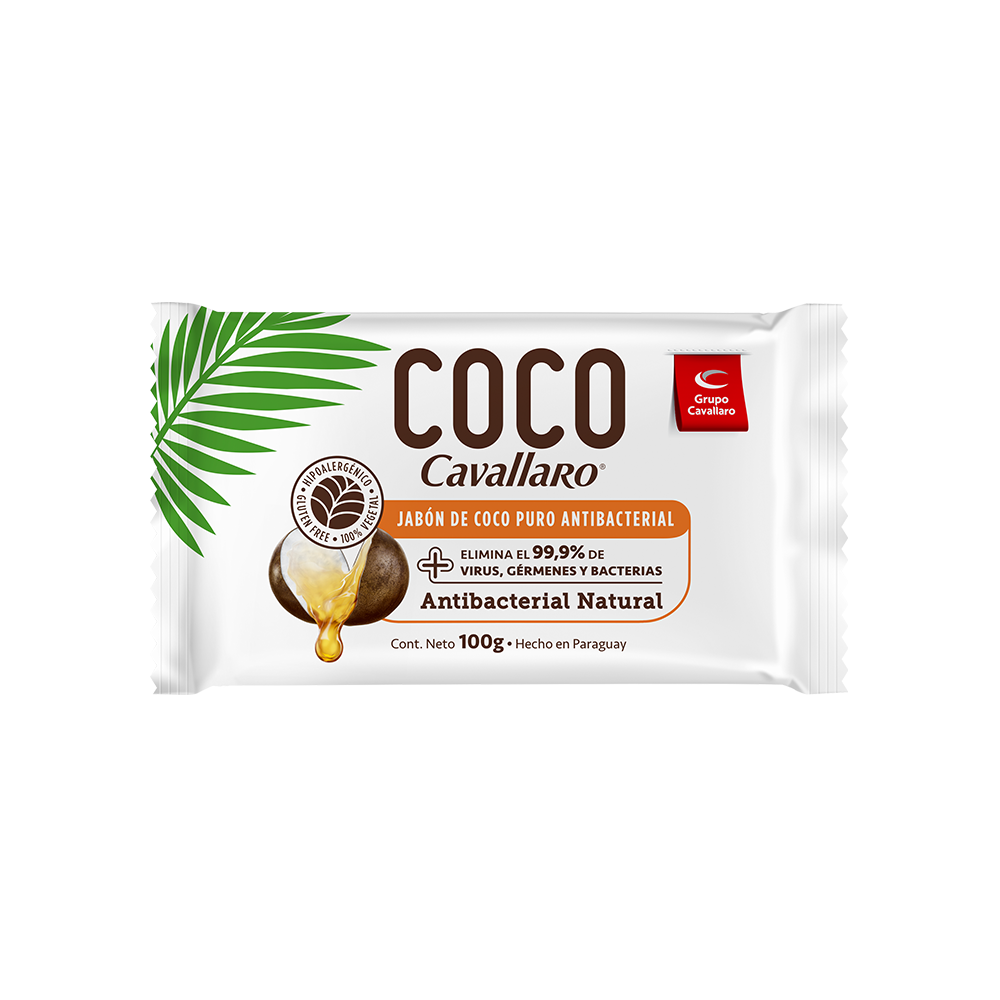 JABON COCO PURO CAVALLARO  100 GR