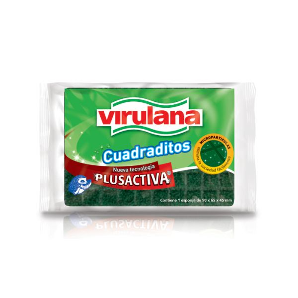 ESPONJA VIRULANA CUADRITOS 1un