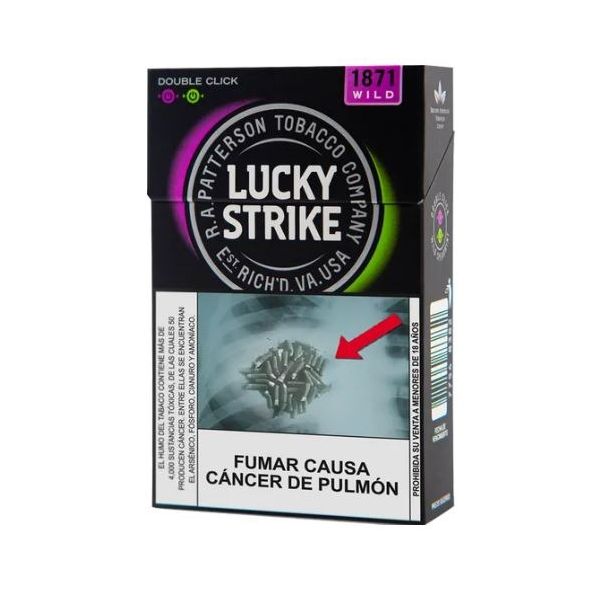 CIGARRILLO LUCKY S. D.CLICK WILD 20 S.