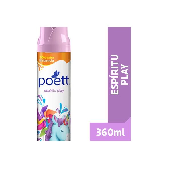 DESODORANTE POETT ESPIRITU PLAY 360cc AEROSOL