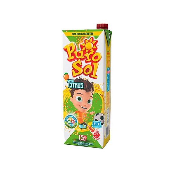 Jugo Puro Sol Citrus de 1.500 ml.