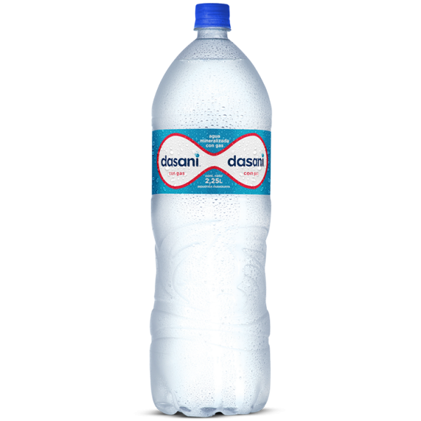 Agua Mineral Dasani con Gas 2.250 ml.