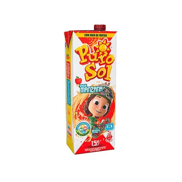 Jugo Puro Sol Manzana de 1.500 ml.
