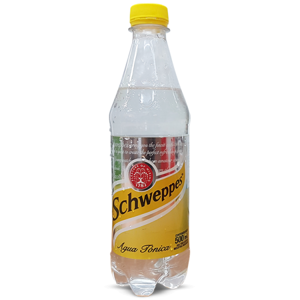 Agua Tonica Schweppes de 500 ml.