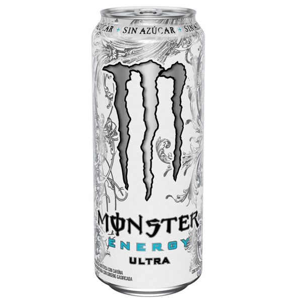 Energizante Monster Ultra Lata de 473 ml.