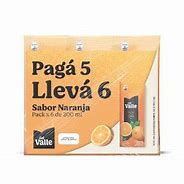 Jugo Frugos del Valle Naranja de 200 ml Pack x 6 Uni.