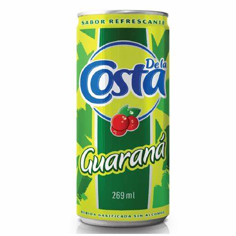Gaseosa De La Costa Guarana de 269 ml.