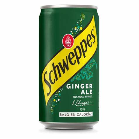 Agua Tonica Schweppes Singer Ale Lata de 310 ml.