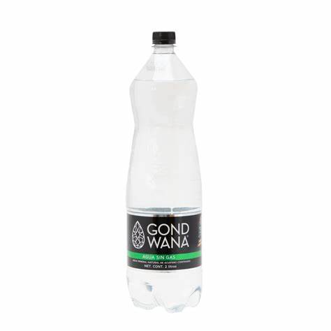 Agua Mineral Gond Wana sin Gas de 2.000 ml.